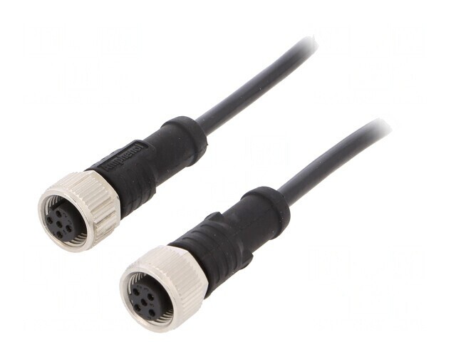 Cablu Senzori Automatizări PIN 5 M12-M12 1m Mufă-Mufă