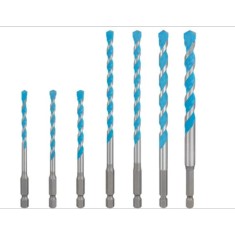 BOSCH Set 7 burghie EXPERT MultiConstruction, diametre 5/5.5/6/6/7/8/10 mm, prindere HEX-9