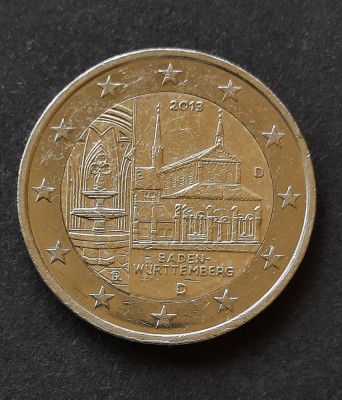 2 Euro &amp;quot;Baden-W&amp;uuml;rttemberg&amp;quot; 2013, RFG - A 3467 foto