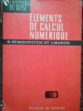 B. Demidovitch - Elements de calcul numerique (Editia: 1973)