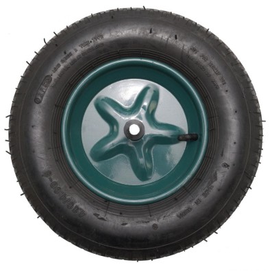 Roata roaba - TT - pentru ax 14mm - mixt - 4.00-8 4PR PowerTool TopQuality foto