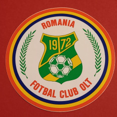 Sticker fotbal model vechi - FC OLT