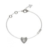 Guess JUBB05022JWRHL , Femeie Brățară cu model Inima din Oțel cu Zirconiu