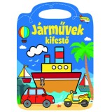 J&aacute;rművek - kifestő