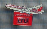 AX 902 INSIGNA -AVIATIE -LIEBER DIREKT -LTU -GERMANIA -PENTRU COLECTIONARI