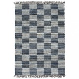 Cumpara ieftin Covor Chindi țesut manual, albastru, 160x230 cm, jeans