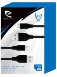 Piranha Xbox Twin Charging Cables 4m PS4