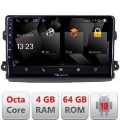 Navigatie Fiat Ducato 2021- Nakamichi NAM5510 Qled Octa Core 720p 4+64 DSP 360 camera carplay android auto CarStore Technology foto