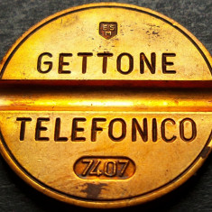 Moneda / Jeton Telefonic GETTONE TELEFONICO - ITALIA, anul 1974 *cod 2647