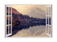 Autocolant decorativ, Fereastra, Natura si peisaje, Multicolor, 85 cm, 2851ST foto