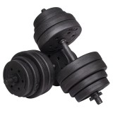 Set gantere reglabile 30kg (2x15kg) din compozit Household NewTrend