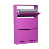 Cumpara ieftin Pantofar Adore Mediu, 3 compartimente, capacitate 18 perechi incaltaminte, 73 x 119 x 26 cm