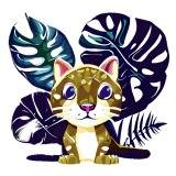 Cumpara ieftin Sticker decorativ, Puma, Galben, 60 cm, 10173ST, Oem