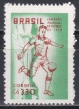 Brazilia 1958 - Cupa Mondială de Fotbal - Suedia, MNH