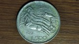 Cumpara ieftin Italia - moneda argint aniversara - 500 lire 1961 - 11 gr. argint 835 - Unification Centennial - foarte frumoasa !