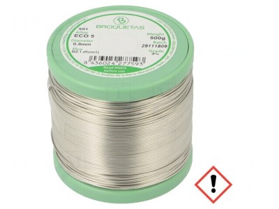 S&amp;acirc;rmă de lipit fără plumb 0,8mm 0,5kg ECO5 foto