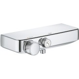 Baterie de dus cu termostat Grohe Grohtherm SmartControl, butoane push, CoolTouch, EasyTray, crom