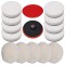 Set bureți de lustruire, 14 piese, 180 mm