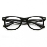 Ochelari Lentila Transparenta Wayfarer Ochelari Rama neagra Tocilar