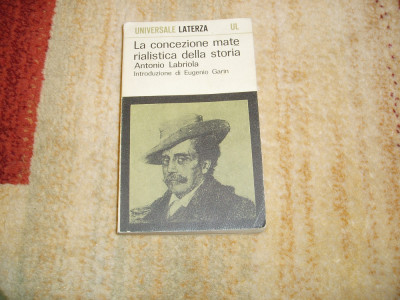 Antonio Labriola - La concezione materialistica della storia foto