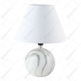 Veioza din ceramica 27 CM, Alb