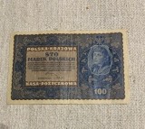 Bancnota 100 marek 1919 Polonia