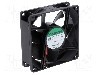 Ventilator 80x80x25mm, 12V DC, volum aer 69.5m3/h, lagar cu bila, SUNON - EF80251B1-1000U-A99