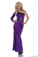 Rochie Asimetrica cu Slit Lateral foto