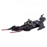 Figurina Man of Steel si vehicul Shadow Cruiser, Mattel