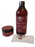 Mix&rsquo;N Match Pure Teak Oil &amp; Cutting Board Wax, 500 ml/100 ml, laveta bumbac