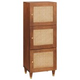 Cumpara ieftin Raft &icirc;nalt Maro 40 x 33.5 x 110 cm Ratan și lemn solid de mango