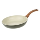 Tigaie Antiaderentă, Olive, Diametru 24cm, M&acirc;ner Ergonomic 19cm, Ad&acirc;ncime 5cm, Oem
