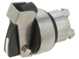 Comutator Rotativ 22mm Negru 2 Poziții