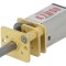Motor DC cu Transmisie 6V 1.6A Ax Crestătură D 15:1