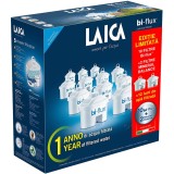Pachet 10 cartuse filtrante Laica Bi-flux + 2 cartuse Mineral Balance