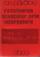 Rezolvarea ecuatiilor prin interpolare foto