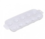 Paleta cu 10 compartimente pentru pictura, Plastic, Alb