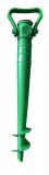 Suport de umbrelă LEQ CONNOR, PVC, cu șurub &icirc;n păm&acirc;nt, 43 cm