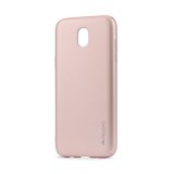 Husa Samsung Galaxy J7 2017, MyStyle X-LEVEL, Metalic Rose Gold, Carcasa Protectie, Rezistenta Socuri, Praf, Zgarieturi, Rosu
