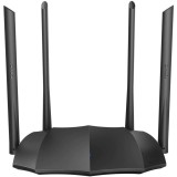 ROUTER Tenda wireless 1200Mbps, 1 x WAN Gigabit, 3 x LAN Gigabit, 4 antene externe, Dual Band AC1200 &quot;AC8&quot; (timbru verde 0.8 lei)