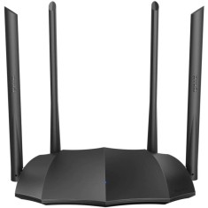 ROUTER Tenda wireless 1200Mbps, 1 x WAN Gigabit, 3 x LAN Gigabit, 4 antene externe, Dual Band AC1200 &quot;AC8&quot; (timbru verde 0.8 lei)