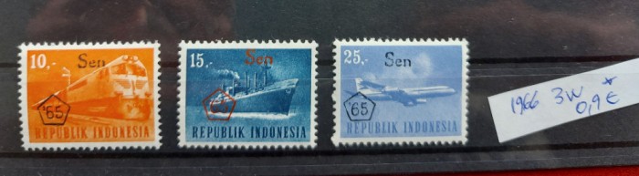 TS21 - Timbre serie - Republik Indonesia - 1966