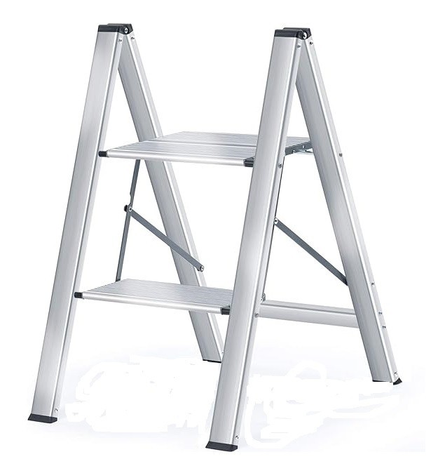 Scară pliabilă cu balustradă de uz casnic anti-alunecare cu protecție pliabilă