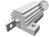 Rezistor Bobinat cu Radiator 220&Omega; 16W &plusmn;5%