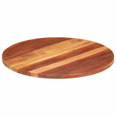 Blat de masa rotund, 70 cm, 25-27 mm, lemn masiv acacia foto