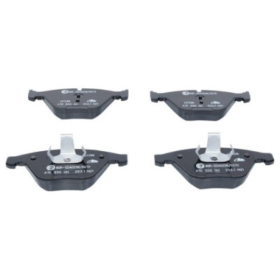 Placute frana Bmw 5 (E60), 5 Touring (E61), 6 (E63), 6 Convertible (E64), punte fata, fara senzor avertizare uzura; pregatit pentru senzor uzura; ATE foto
