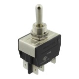Intrerupator basculant, 2 pozitii, mod comutare OFF-ON, DPST, BULGIN - C3950BB