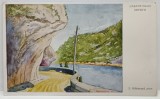 CAZANE ( BANAT ) DEFILEU , F. HILLEBRAND , pinx . , CARTE POSTALA , PERIOADA INTERBELICA