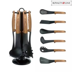 RL-U03 ROYALTY LINE Set ustensile de bucatarie, cu suport, 7 piese foto