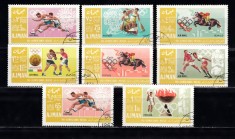 A12 S5 6 - Timbre foarte vechi - Ajman - Jocurile Olimpice - Mexico - 1968